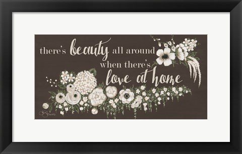 Framed Love At Home Print