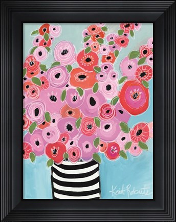 Framed Dreaming of Poppies Print