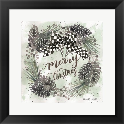 Framed Merry Christmas Print