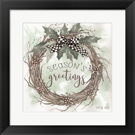 Framed Season&#39;s Greetings Print