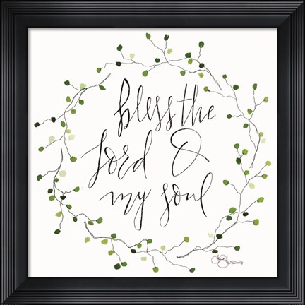Framed Bless the Lord Print