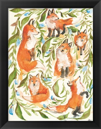 Framed Fox Trot Print