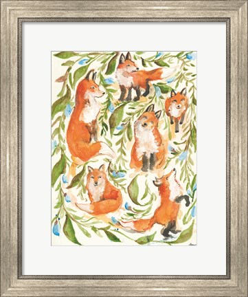 Framed Fox Trot Print
