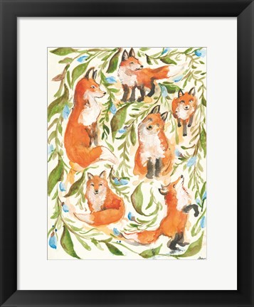 Framed Fox Trot Print