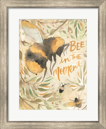 Framed Bee in the Moment Print