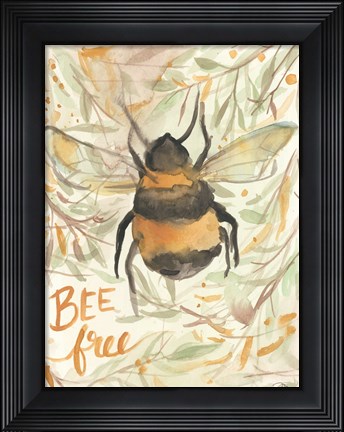 Framed Bee Free Print