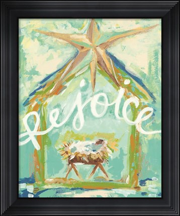 Framed Rejoice Print