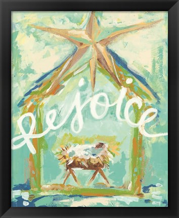 Framed Rejoice Print