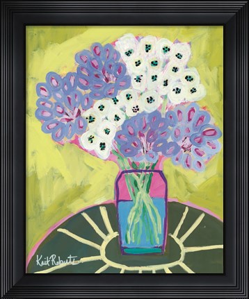 Framed Cecily&#39;s Table Print