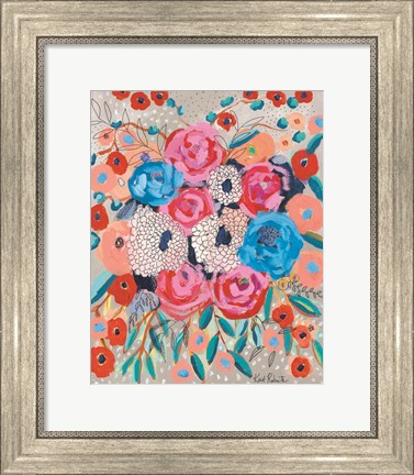 Framed Flowers are the Answer Print