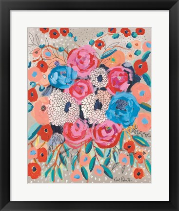 Framed Flowers are the Answer Print