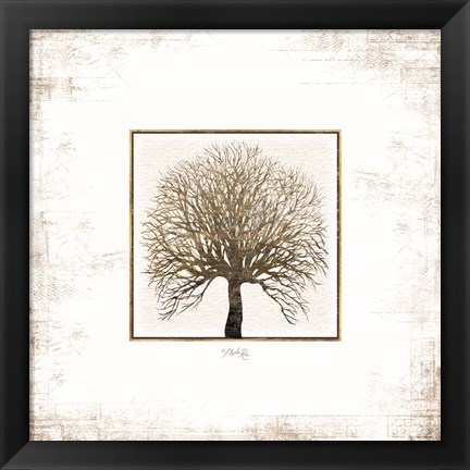 Framed Tree Squared Print