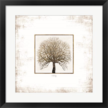 Framed Tree Squared Print