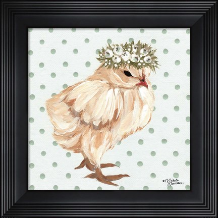 Framed Spring Chick Print