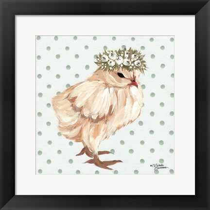 Framed Spring Chick Print