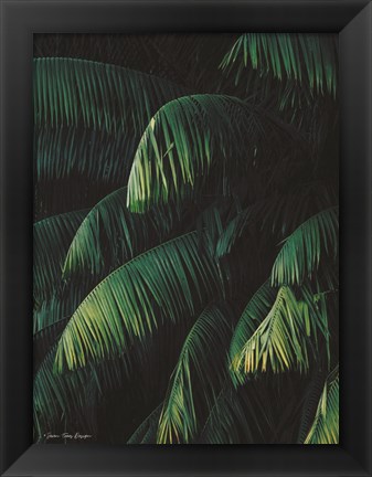 Framed Palm Leaves Print