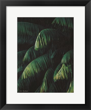 Framed Palm Leaves Print