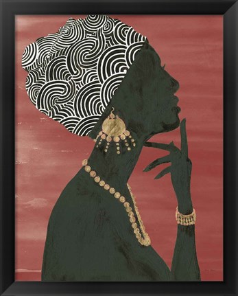 Framed Graceful Majesty I Chili Print