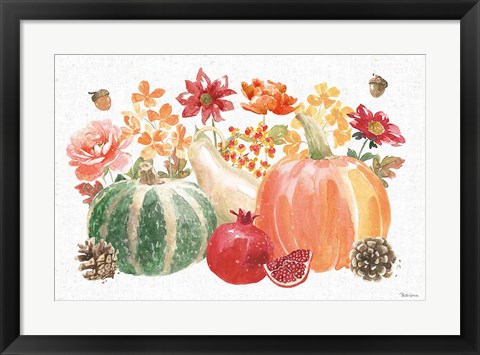 Framed Harvest Bouquet IV Print