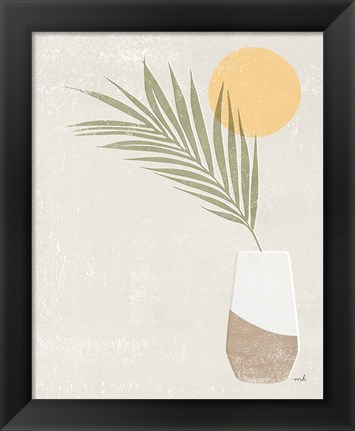 Framed Sun Palm II Print