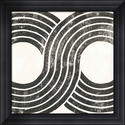 Framed Over the Rainbow BW II Print