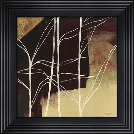 Framed Sun Stems Tile IV Print