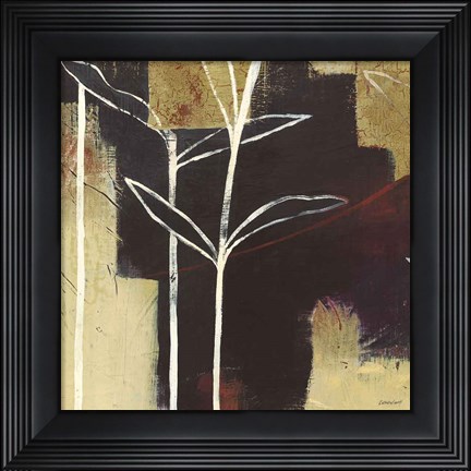 Framed Sun Stems Tile III Print