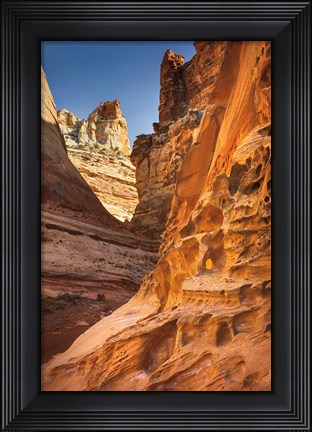 Framed Crack Canyon II Print