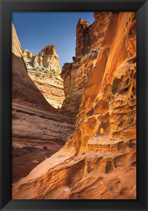 Framed Crack Canyon II Print