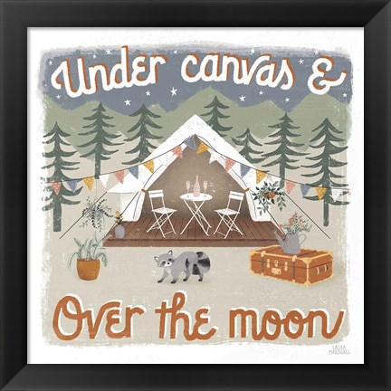 Framed Gone Glamping IV Print