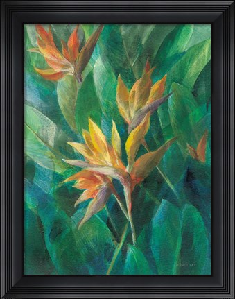 Framed Bird of Paradise II Print