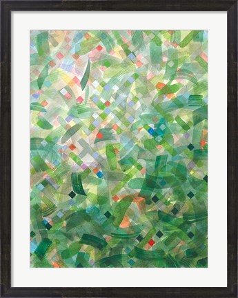 Framed Jungle Abstract II Print
