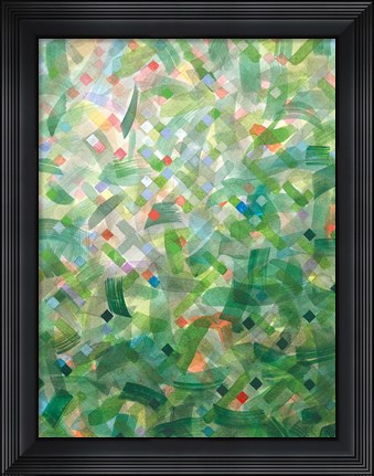 Framed Jungle Abstract II Print