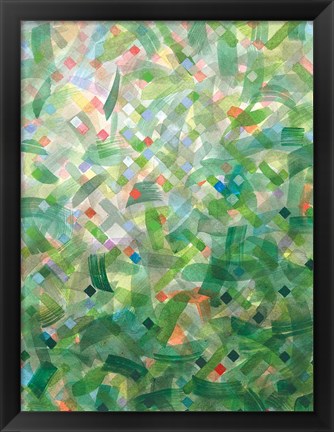 Framed Jungle Abstract II Print