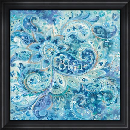 Framed Surat Paisley Print