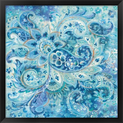 Framed Surat Paisley Print