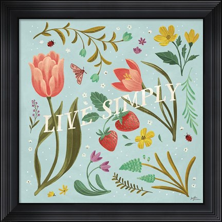 Framed Spring Botanical VI Print
