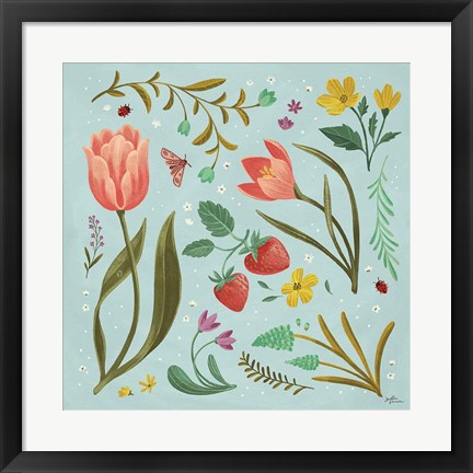 Framed Spring Botanical III Print