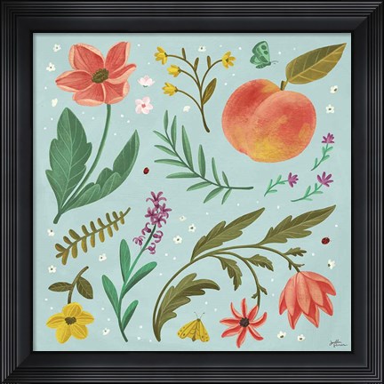 Framed Spring Botanical II Print
