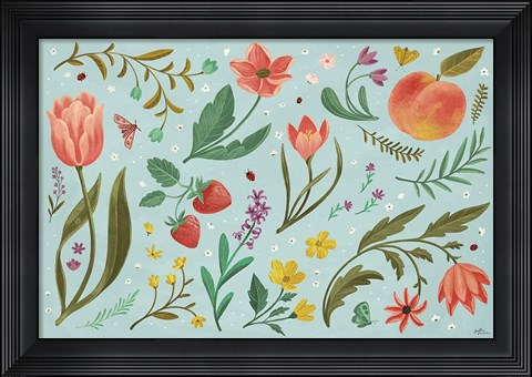 Framed Spring Botanical I Print