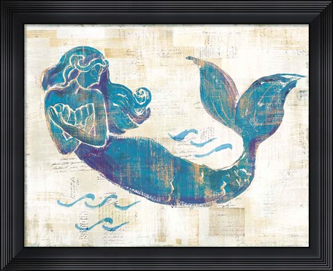 Framed On the Waves II Jewel Print