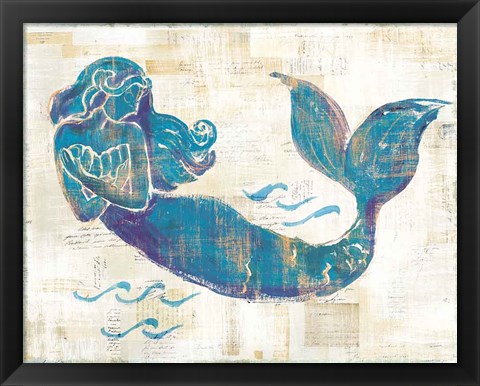 Framed On the Waves II Jewel Print