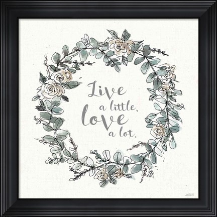 Framed Modern Farmhouse VI Live Print