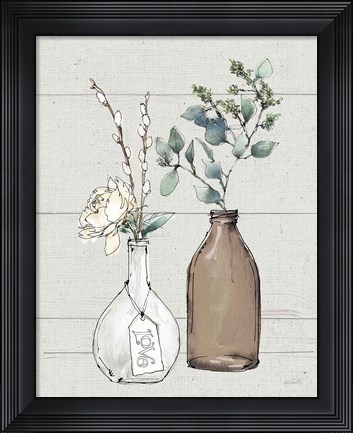Framed Modern Farmhouse III Shiplap Print
