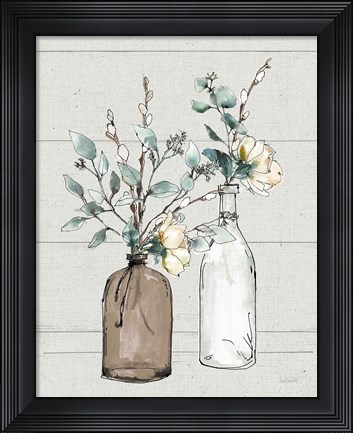 Framed Modern Farmhouse II Shiplap Print