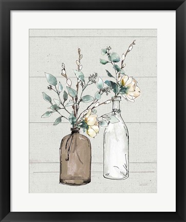 Framed Modern Farmhouse II Shiplap Print