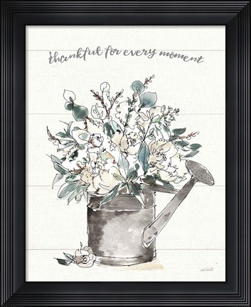 Framed Modern Farmhouse IV Thankful Print