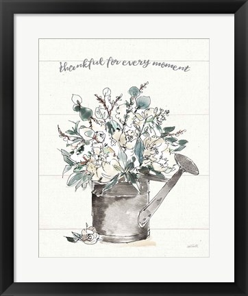 Framed Modern Farmhouse IV Thankful Print