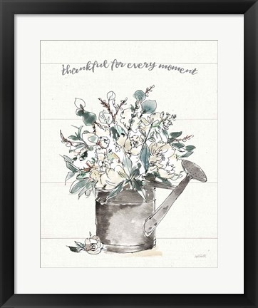 Framed Modern Farmhouse IV Thankful Print