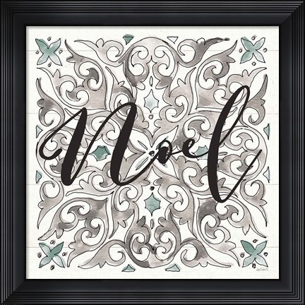Framed Modern Farmhouse XVI Noel Print